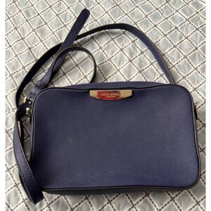 Purple Leather Henri Bendel Crossbody - EUC #20